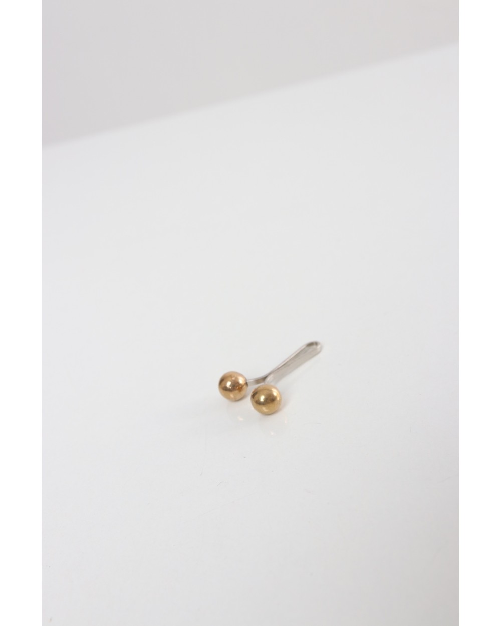 Set of 12 golden pearl hijab fasteners