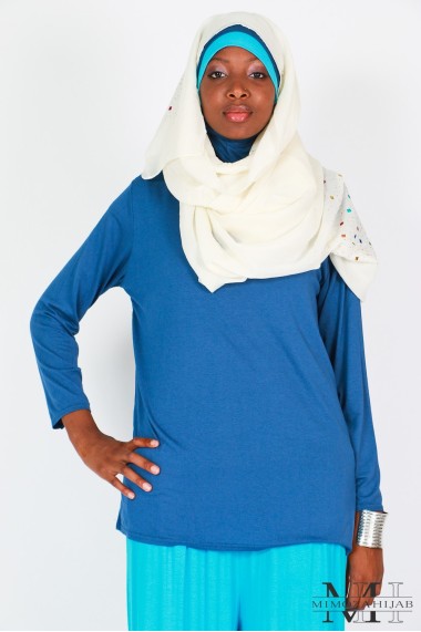 Sous pull hijab intégré