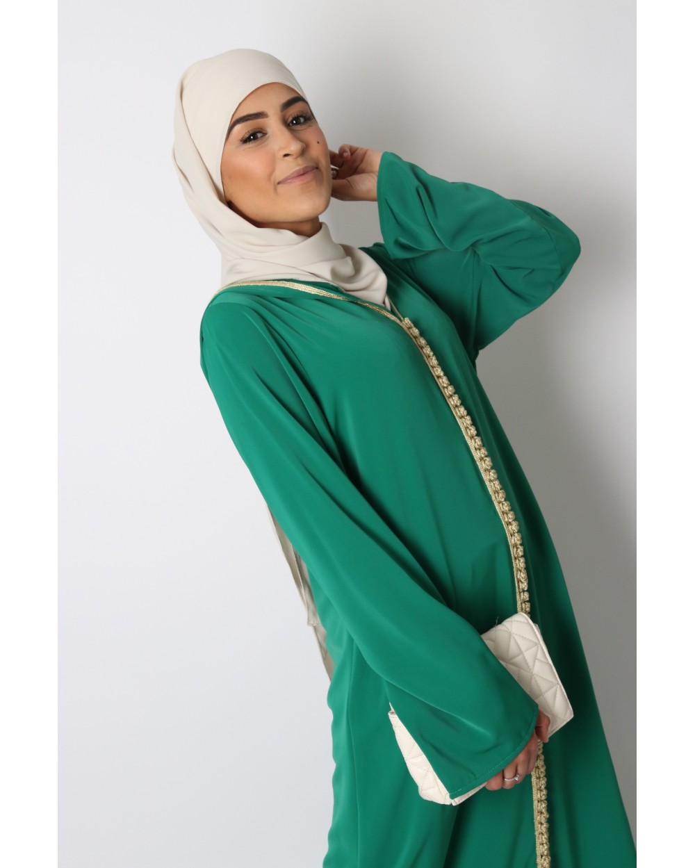 Djellaba Imane Oumi à capuche