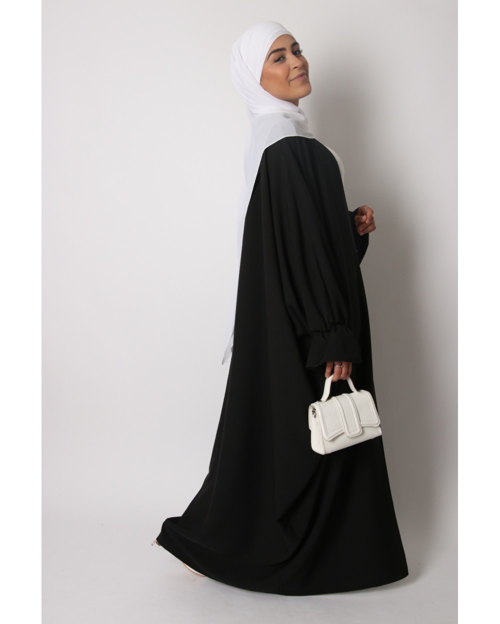 Butterfly kimono with ruffled sleeves