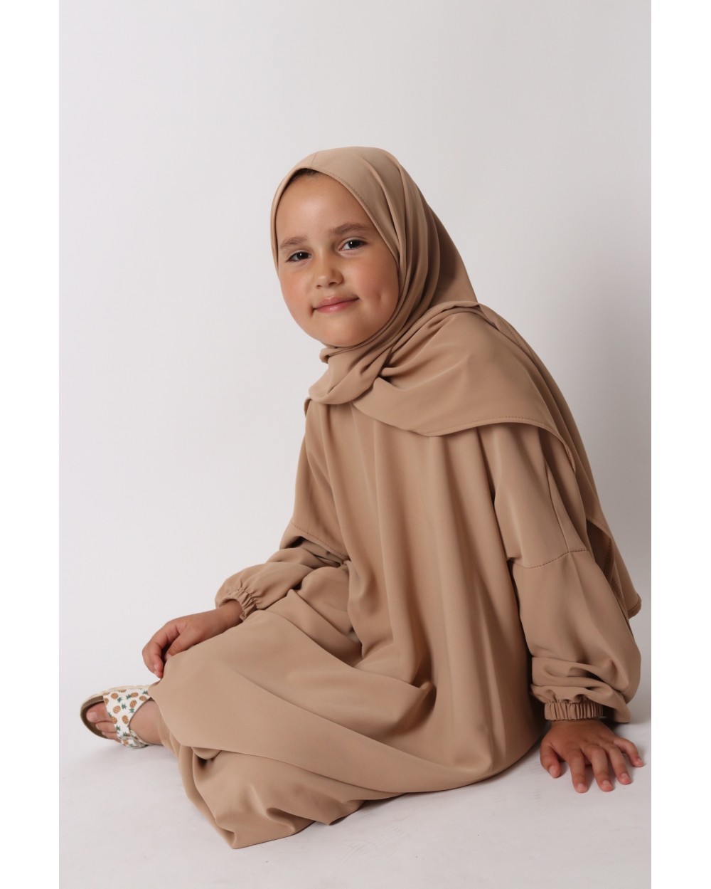 Binti integrated hijab butterfly abaya