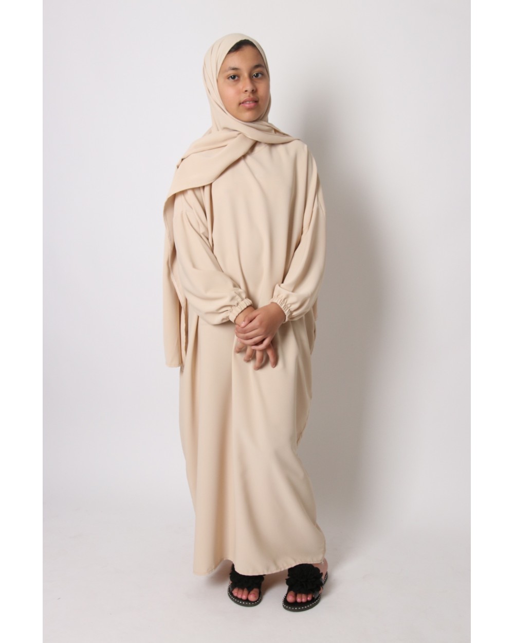 Abaya papillon hijab intégré Binti