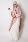 Khimar 2 voiles soie de medine mousseline