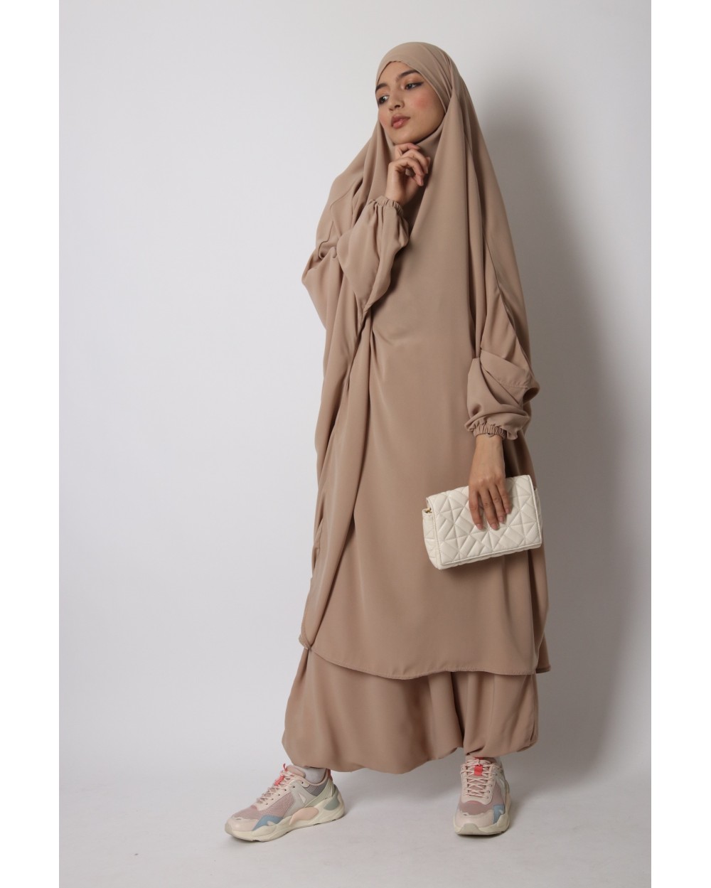 Jilbab 2 pièces sarouel Jamila
