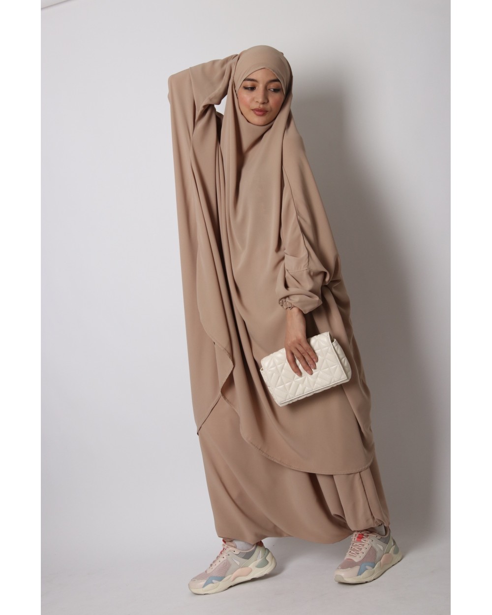 Jilbab 2 pièces sarouel Jamila
