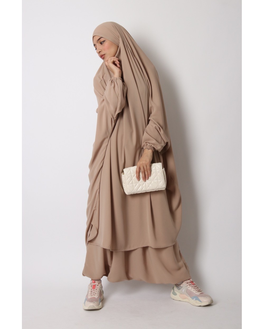 Jilbab 2 pièces sarouel Jamila
