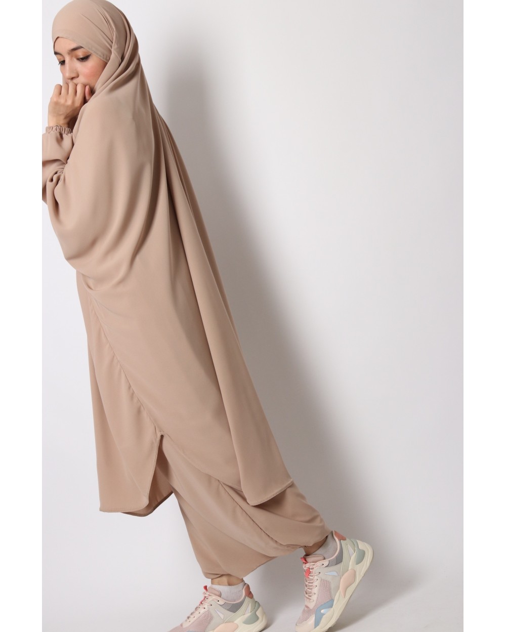 Jilbab 2 pièces sarouel Jamila