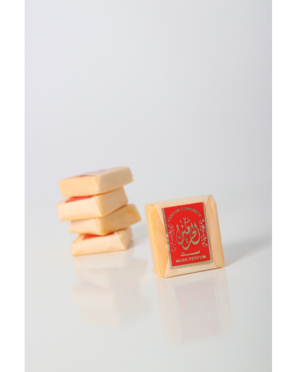 Musc solide carré couleur orange (Musk Jamid)