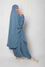 Jilbab 2 pièces sarouel Jamila