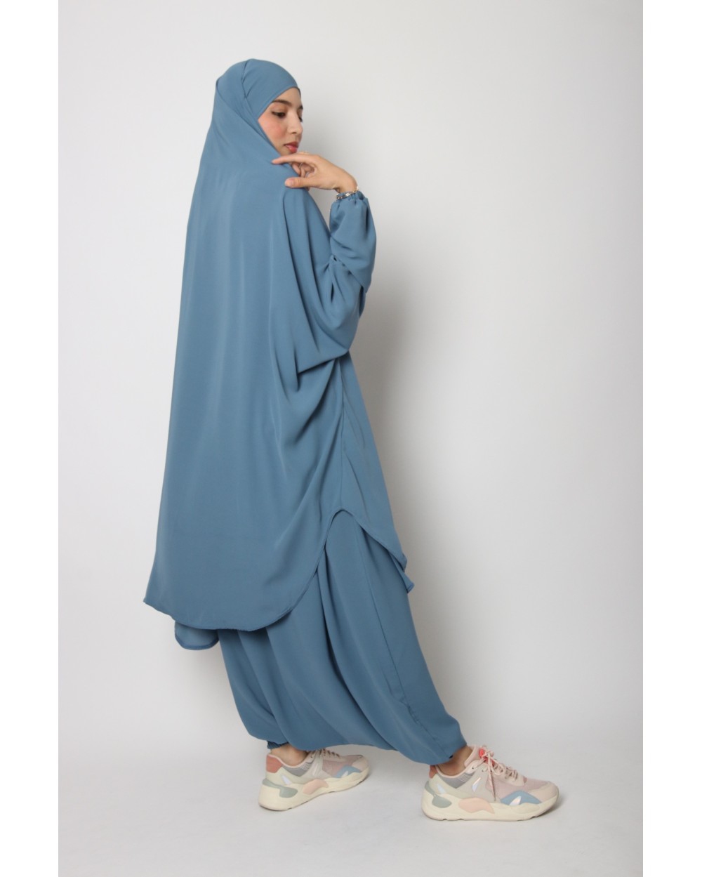 Jilbab 2 pièces sarouel Jamila