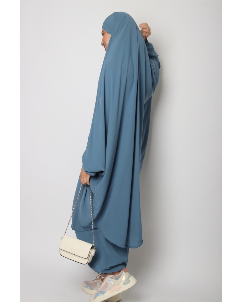 Jilbab 2 pièces sarouel Jamila