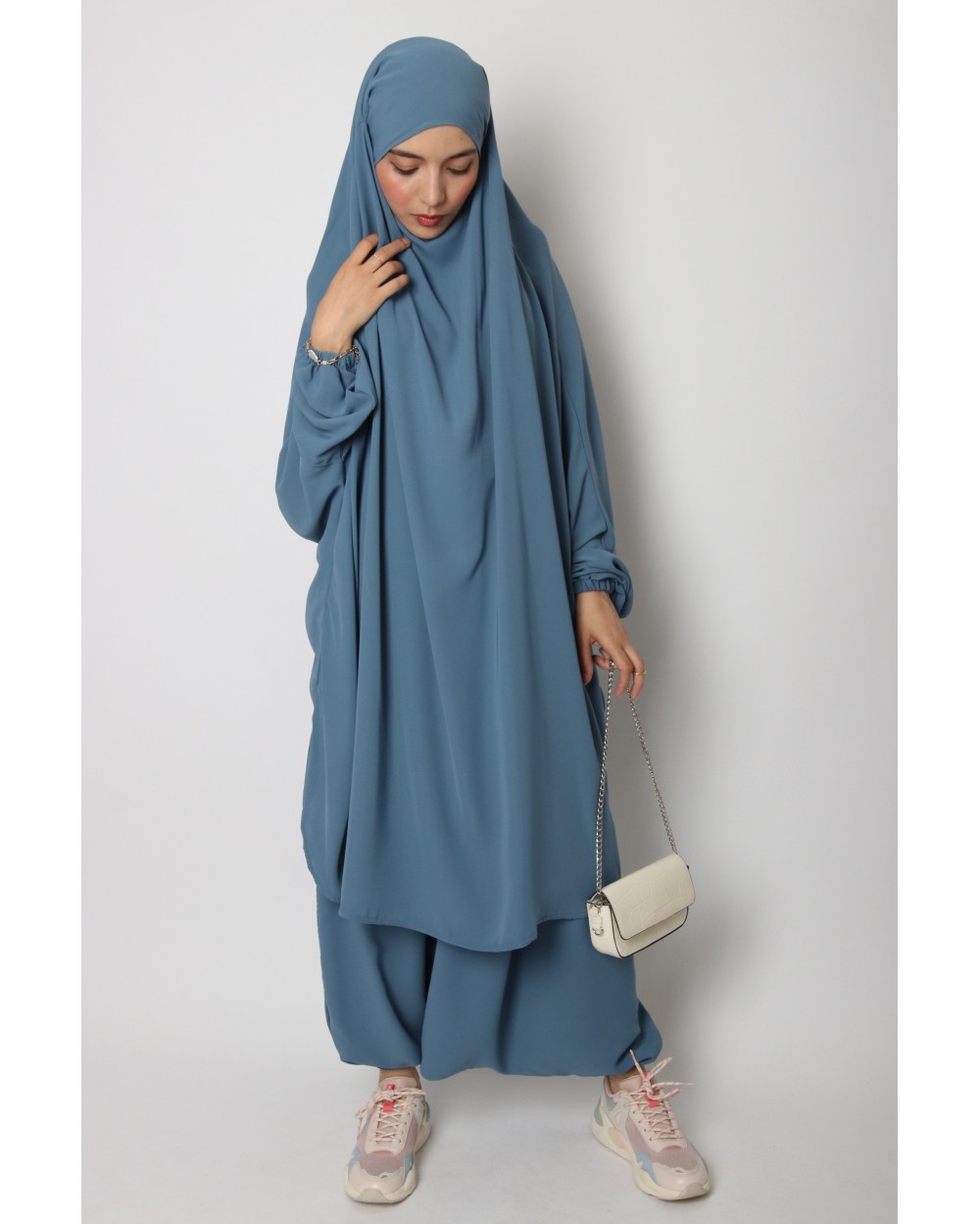 Jilbab 2 pièces sarouel Jamila