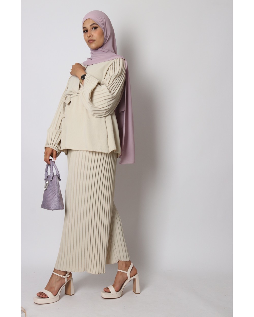 Pleated Jazz Pants Set