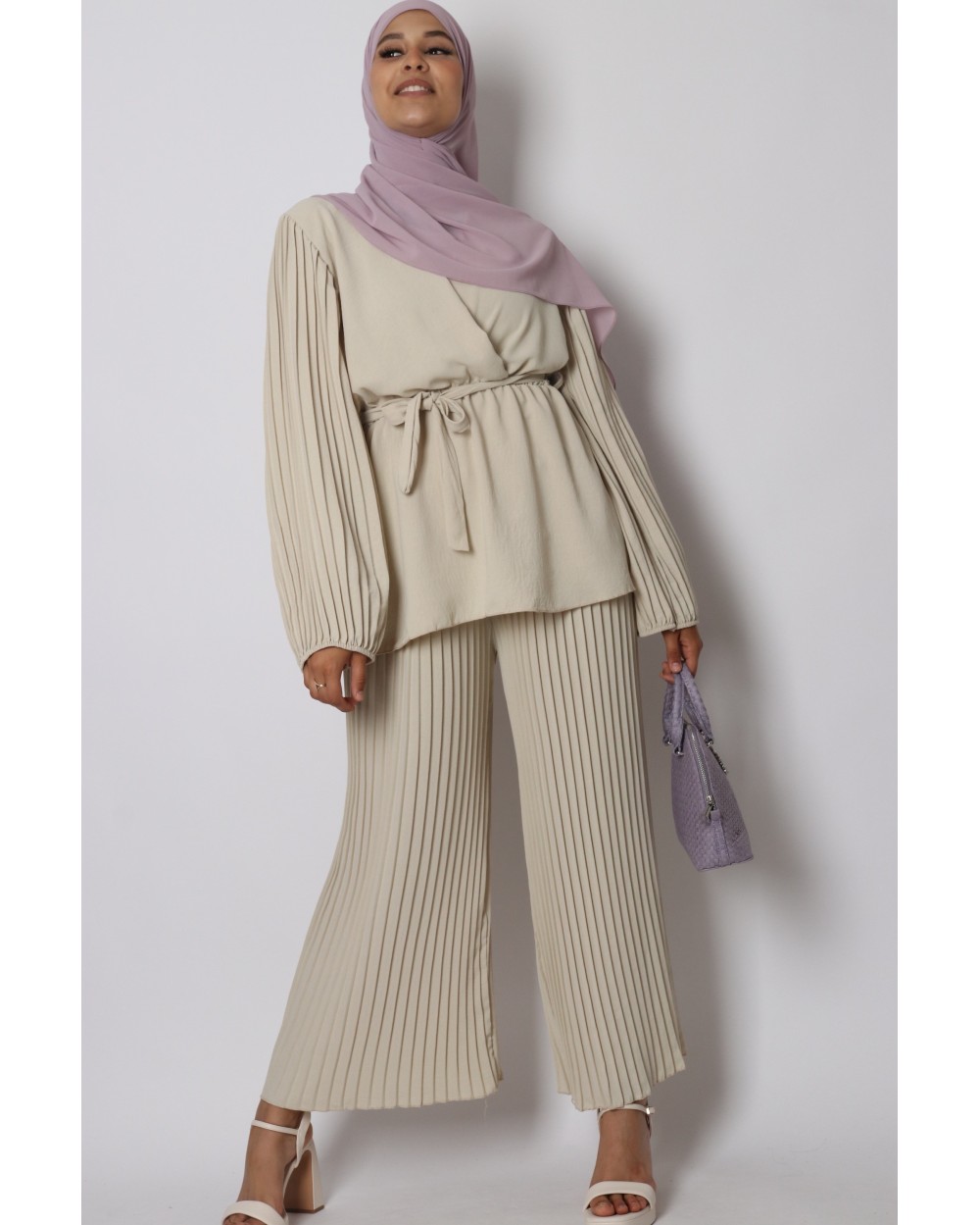 Pleated Jazz Pants Set