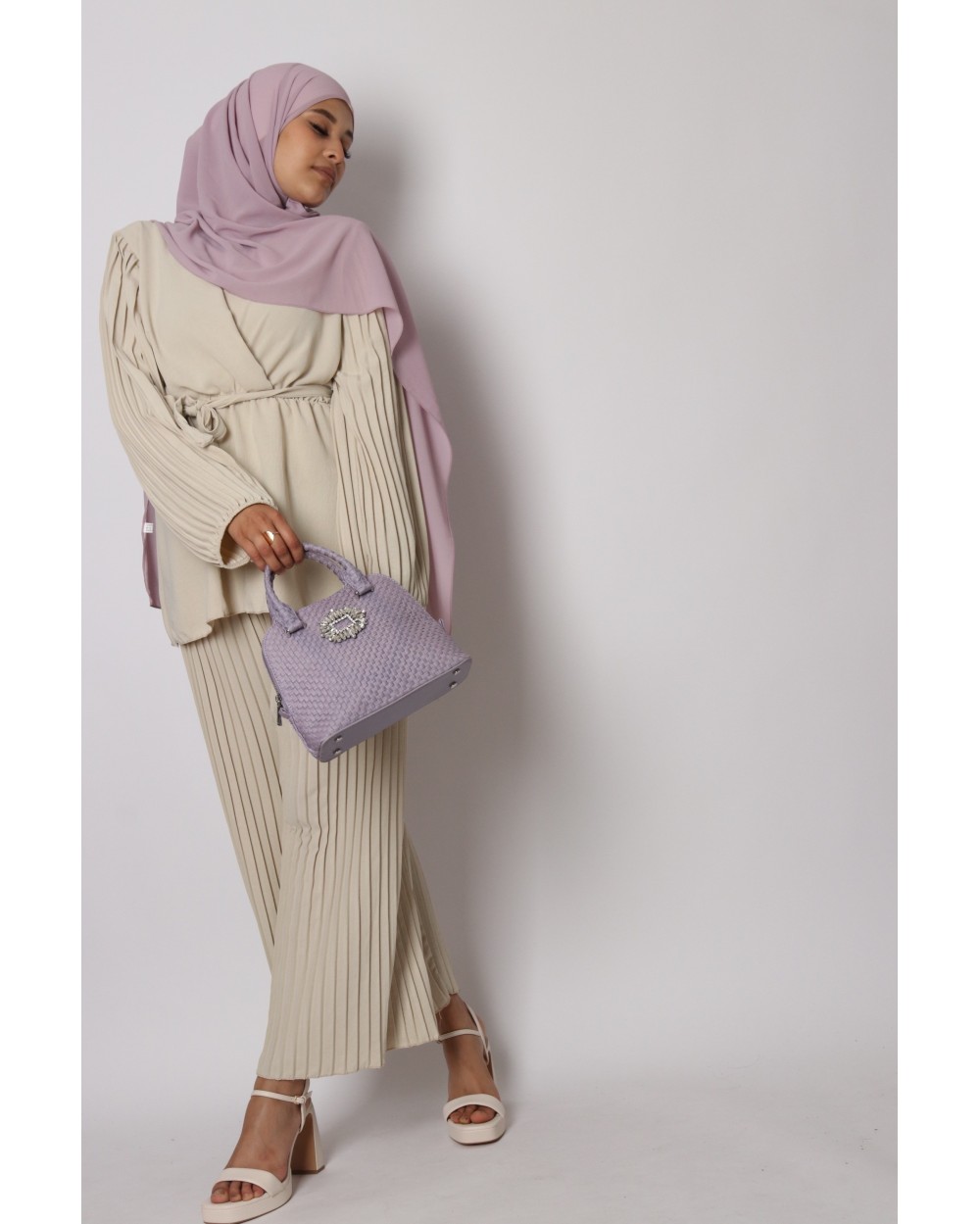 Pleated Jazz Pants Set