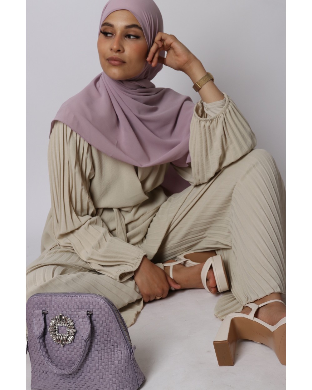 Ensemble Pantalon Jazz Plissée