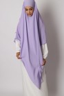 Khimar 2 voiles soie de medine mousseline