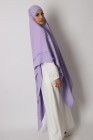 Khimar 2 voiles soie de medine mousseline