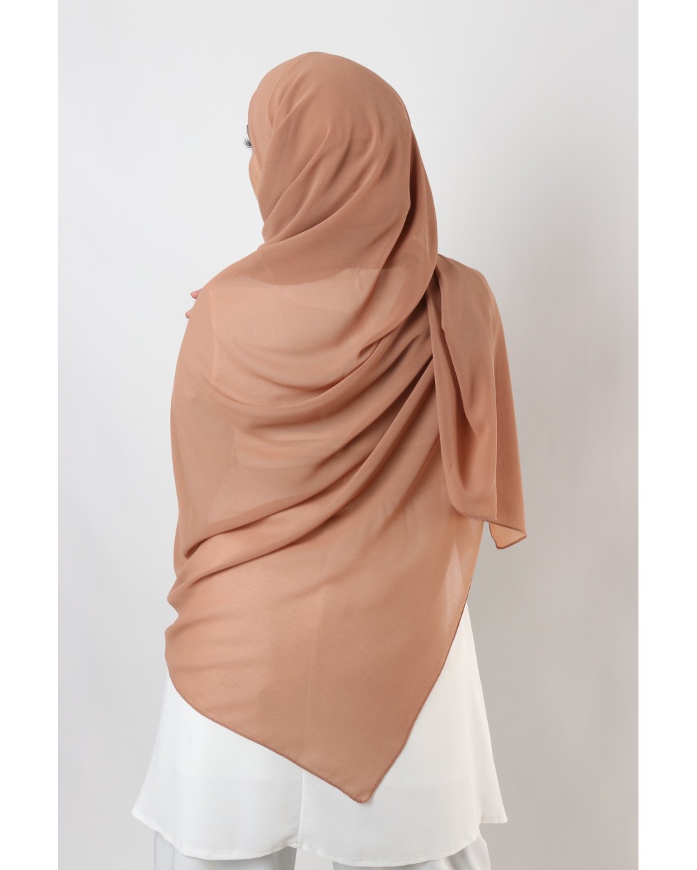 Nissa square chiffon hijab 150cm