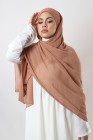 Hijab mousseline carré Nissa 150cm
