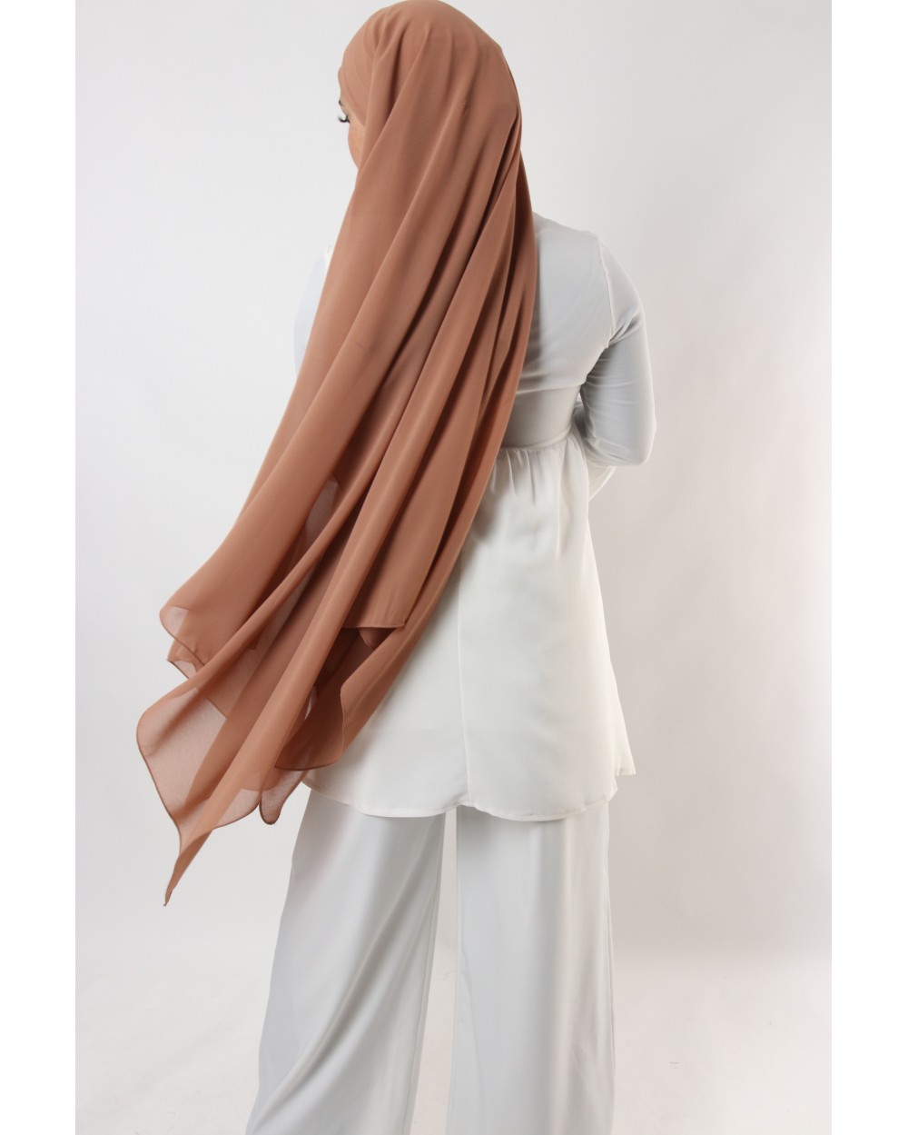 Nissa square chiffon hijab 150cm