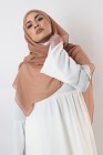 Hijab mousseline carré Nissa 150cm