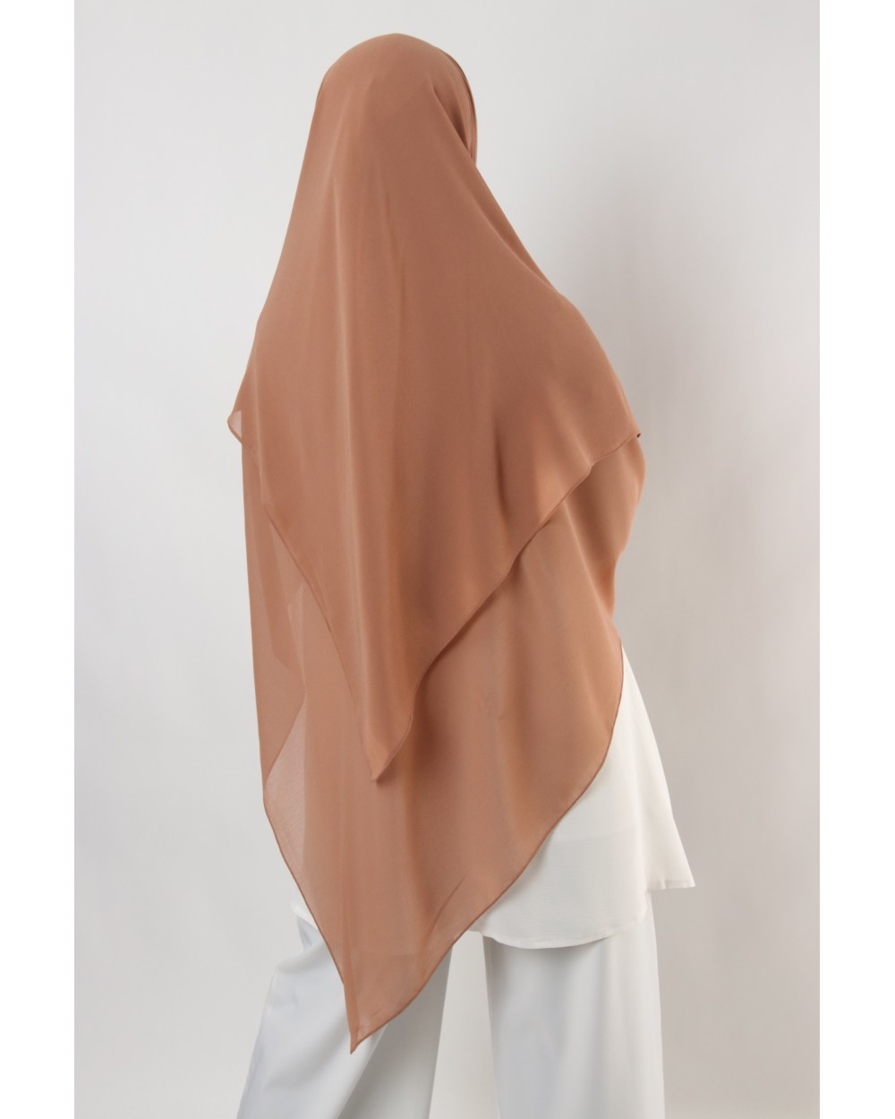 Hijab mousseline carré Nissa 150cm