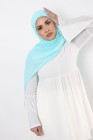 Hijab mousseline carré Nissa 150cm