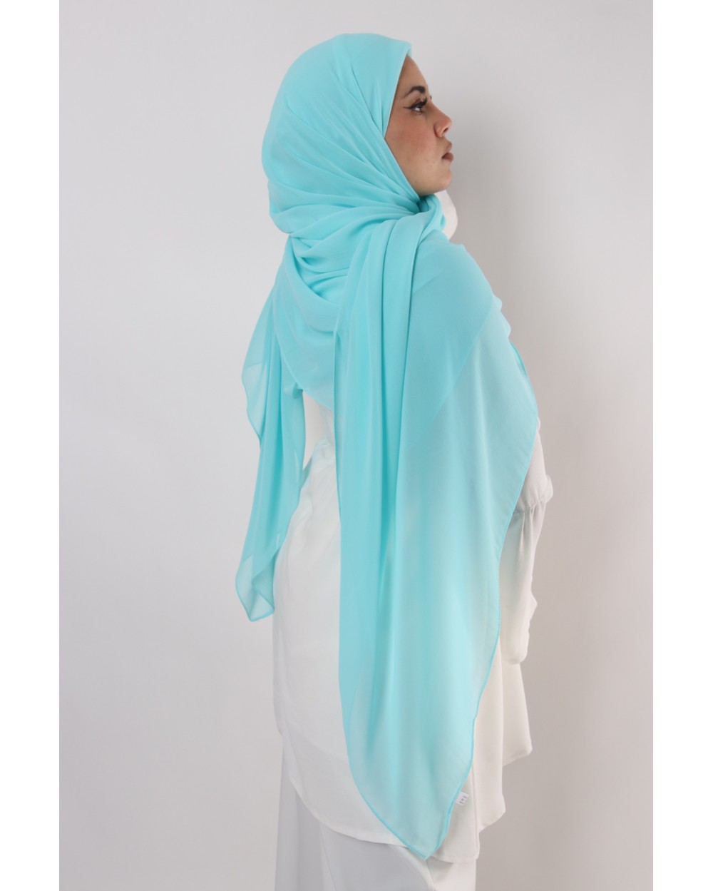 Nissa square chiffon hijab 150cm