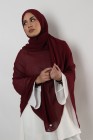 Hijab mousseline carré Nissa 150cm