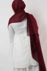 Nissa square chiffon hijab 150cm