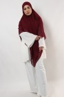 Hijab mousseline carré Nissa 150cm