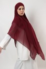 Nissa square chiffon hijab 150cm