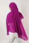Hijab mousseline carré Nissa 150cm