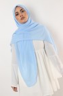 Nissa square chiffon hijab 150cm