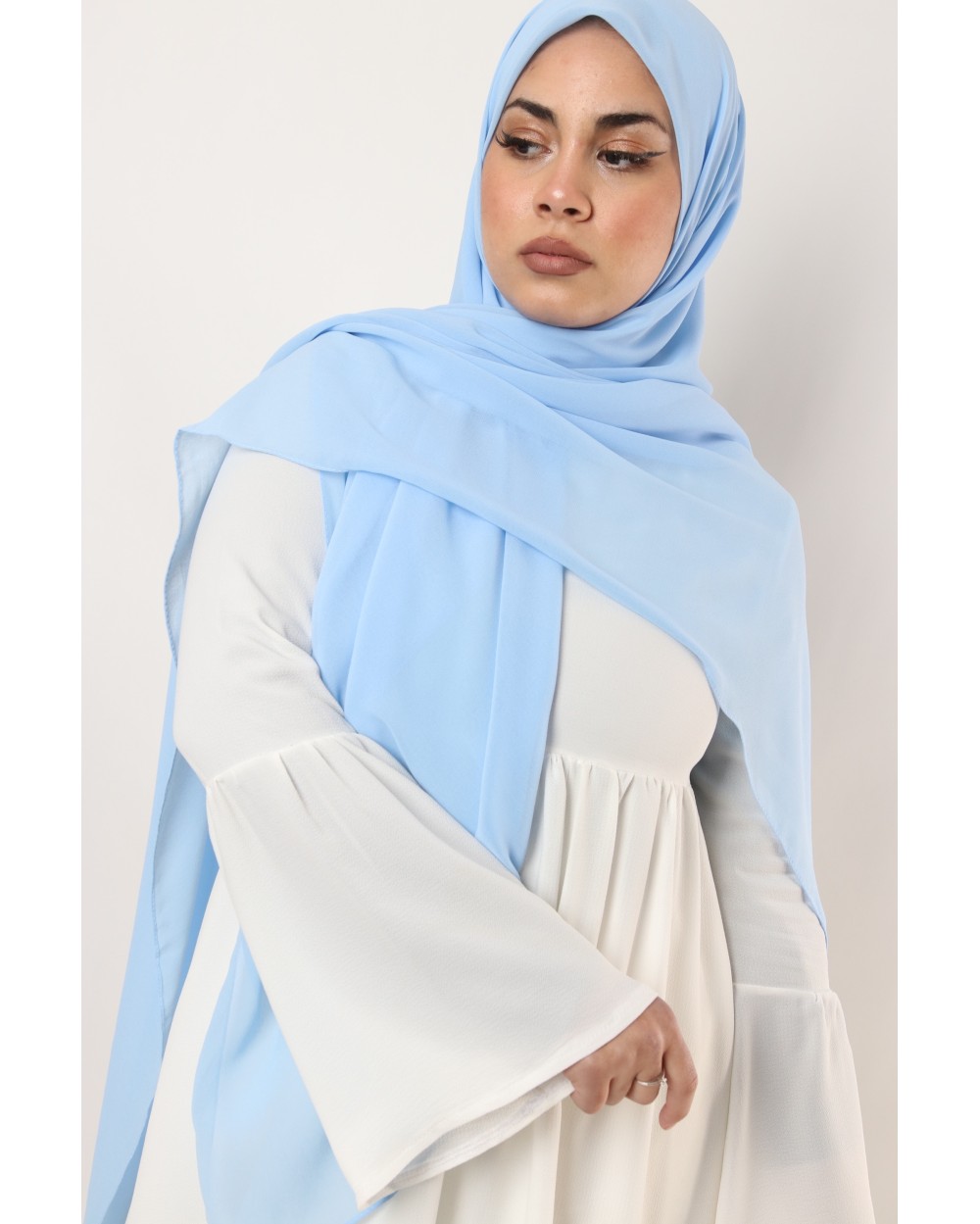 Nissa square chiffon hijab 150cm
