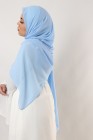 Hijab mousseline carré Nissa 150cm