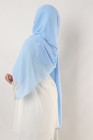Nissa square chiffon hijab 150cm