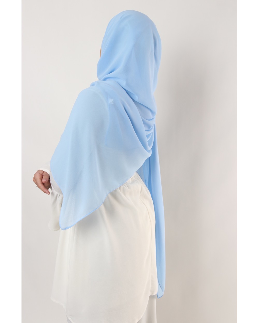 Nissa square chiffon hijab 150cm