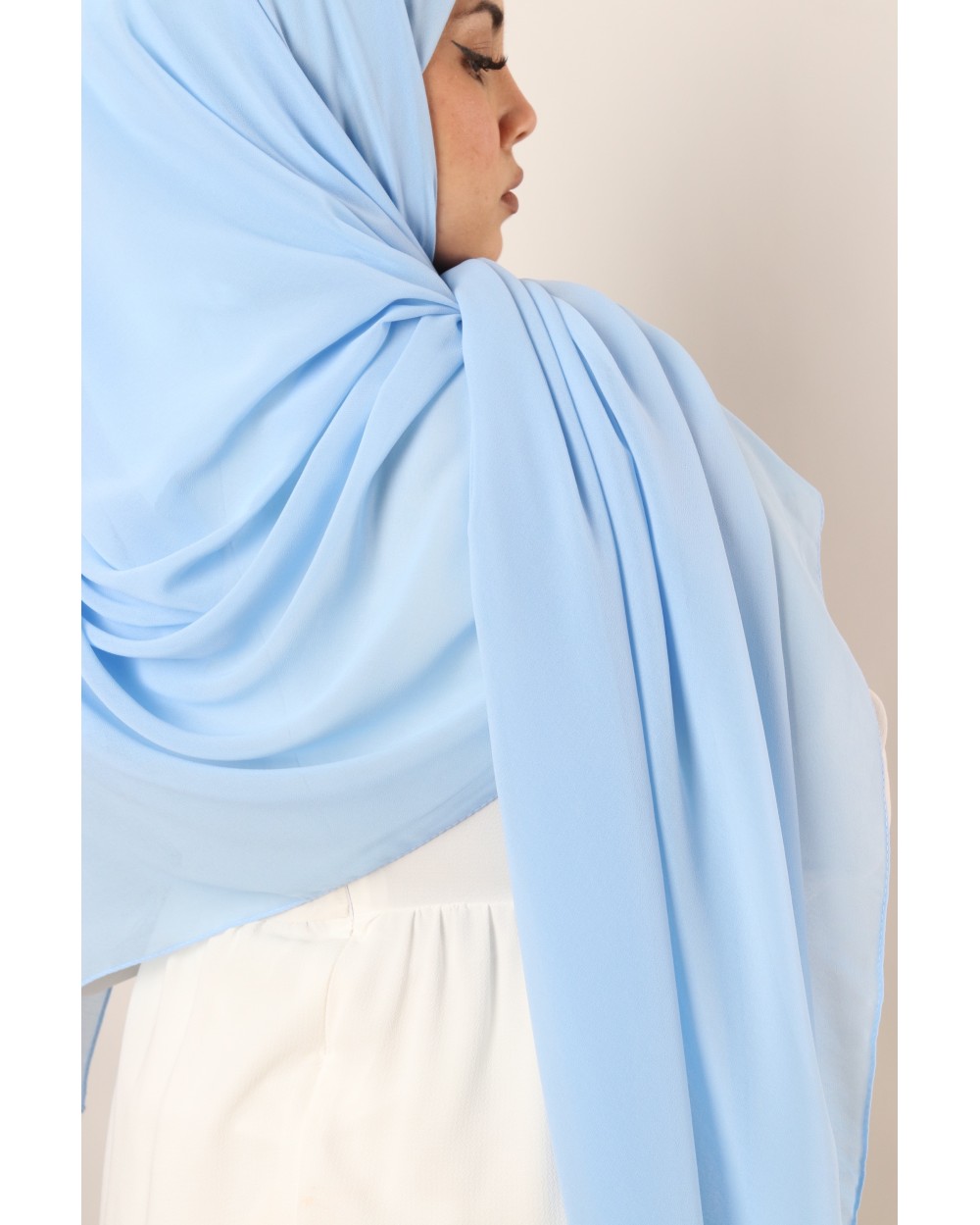 Nissa square chiffon hijab 150cm
