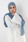 Hijab mousseline carré Nissa 150cm