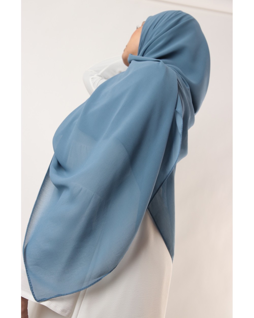 Nissa square chiffon hijab 150cm