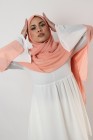Hijab mousseline carré Nissa 150cm