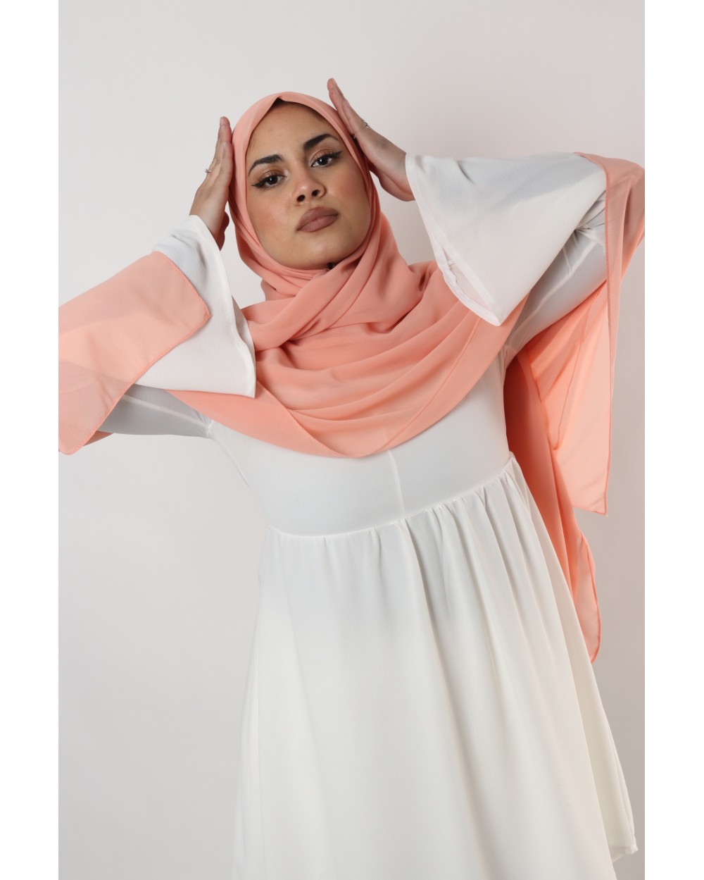 Nissa square chiffon hijab 150cm