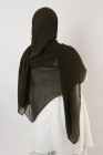 Hijab mousseline carré Nissa 150cm