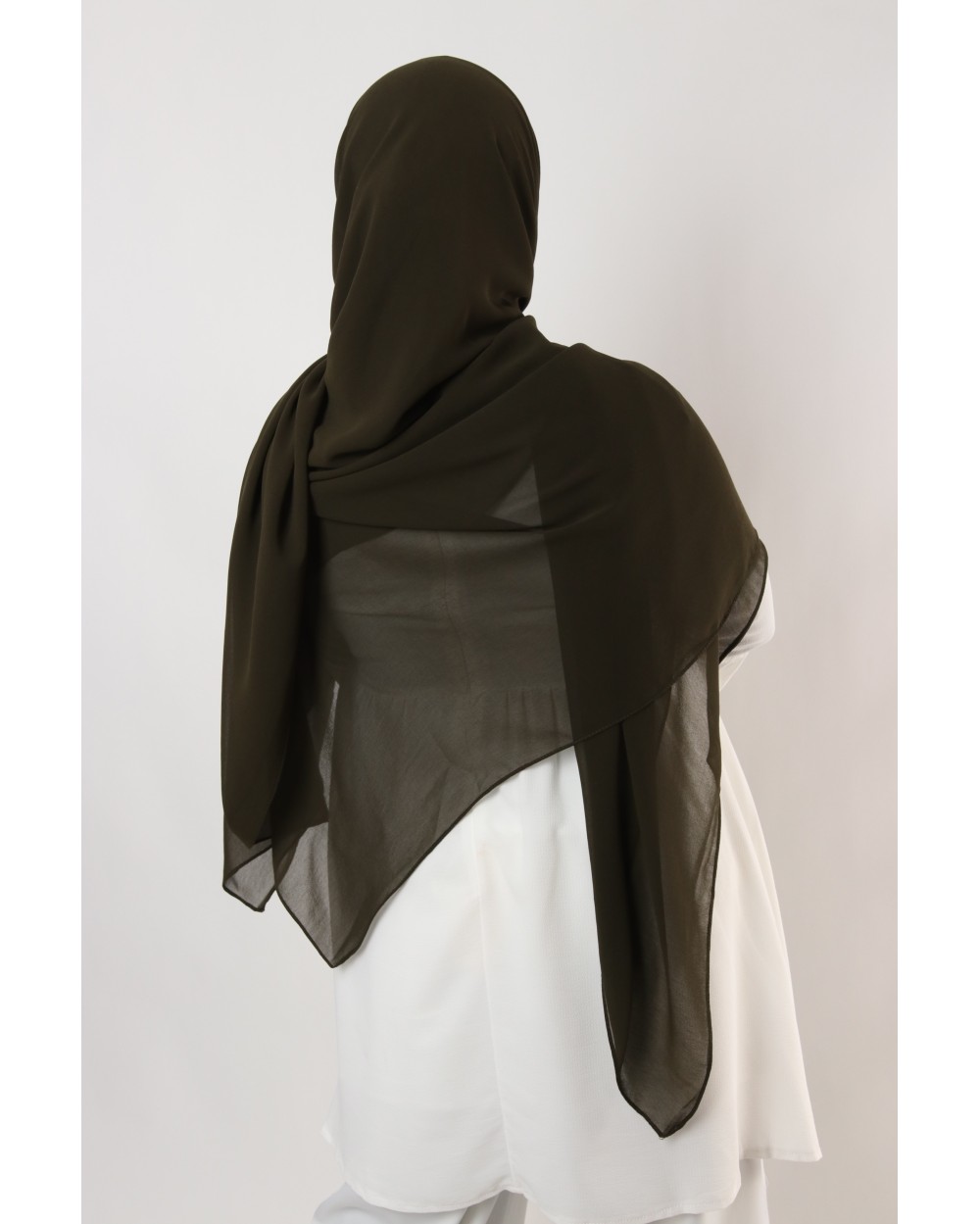 Nissa square chiffon hijab 150cm