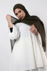 Nissa square chiffon hijab 150cm