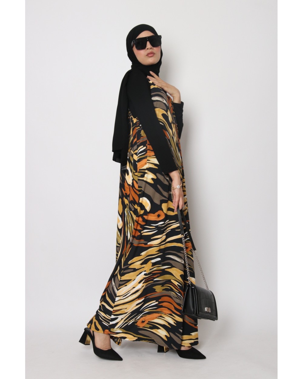 Robe sans manches imprimée Ayline