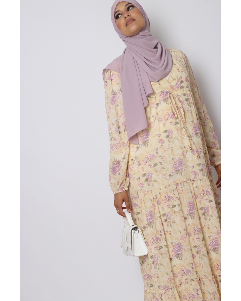 Robe longue fleurie Margot