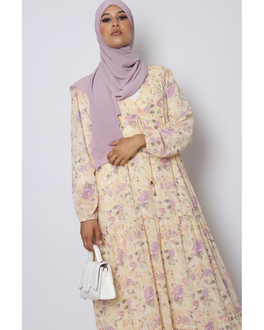 Robe longue fleurie Margot